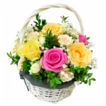 Корзина с цветами Мое сердце